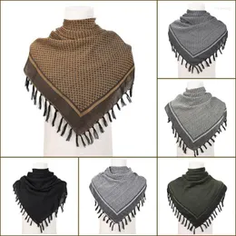 Bandanas Men's Scarf Keffiyeh Palestine Shemagh Military Tactical Arab Hunting Headscarf Neckwarmer Face Head Scarves And Shawls