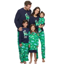 Dopasowanie rodzinnych strojów rodzinny świąteczny piżama ojciec i syn matka dzieci siostry mama córka wyglądają na równy pasujący strój Baby Girl Pajama Ubrania 220913