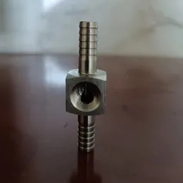 Small Processing Machinery & parts Precision Machining Parts Stainless Steel CNC Tee Threaded Pipe