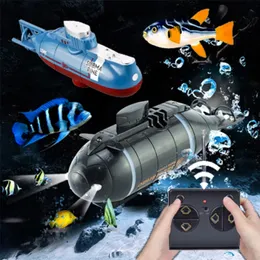 ElectricRC Boote Fernbedienung U-Boot Aquarium Aquarium Spielzeug für Kinder Kinder Rc Boot Unter Wasser Spielzeug Junge Elektrische Schiff Mädchen 6 8 Jahre alt 220913