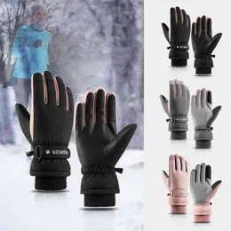 1 paar Winter Ski Touch Screen Warm Verdicken Wasserdichte Snowboard Frauen Männer Befreien Handschuhe Outdoor Zubehör 0909