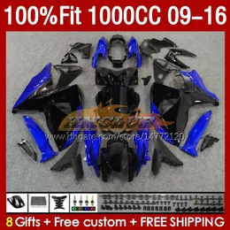 Fairing Fairings dla Suzuki K9 GSXR 1000 CC GSXR1000 09 10 11 12 13 14 15 16 151NO.56 K 9 1000cc GSXR-1000 2009 2012 2012 2013 2014 2014 2016 2016 OEM Fairing Blue Akcje akcji