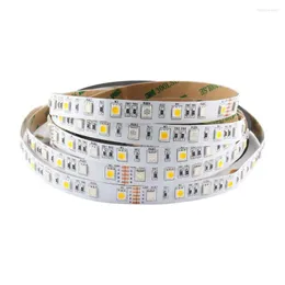 Remsor LED Light Strip 12V 24V RGB RGBW RGBWW PC SMD 60LED/S 5 M 12 24 V Volt Lights Waterproof Lamp Ribbon TV Backlight