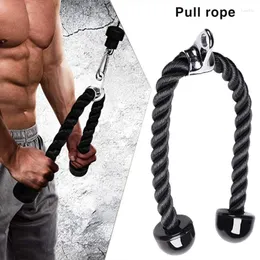 Motståndsband triceps rep bukkrackar kabel drar ner lateraler biceps muskel träning fitness utrustning kroppsbyggande träning