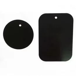 Placa de metal universal para suporte de telefone de carro montagens magnéticas suportes de smartphone substituição com adesivo
