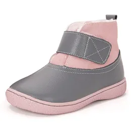 Boots Pekny Bosa Barefoot Shoess Children läder Botas Botas Infantis Menina 220913