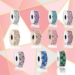 Minchações 2022 Trendência da moda S925 Pingente de prata esterlina em 11 cores Jóias originais de colar de pulseira adequadas para mulheres