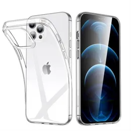 Ultrathin Transparent Clear Soft TPU 휴대 전화 케이스 iPhone 14 14 13 12 Mini 11 Pro Max X XS XR 8 7 Plus 휴대 전화 케이스 2022