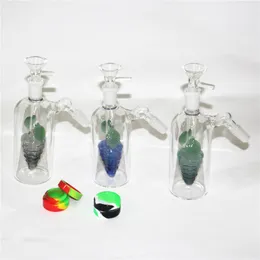 Cachimbo de água de vidro de cachimbo de vidro de gado coração fumaça tubo bongues plataformas de óleo dab rataz