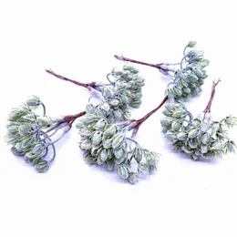 Faux Floral Greenery 6 pcsparty Fiore artificiale Pigna Felce Bouquet per la cerimonia nuziale Decorati Natale Decorazione domestica Fai da te Guirland Confezione regalo Scrapbook J220906