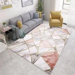 Tapetes demissir moderno grão de mármore conciso tapetes geométricos tapete para sala estar quarto cabeceira tapete para sala alfombras