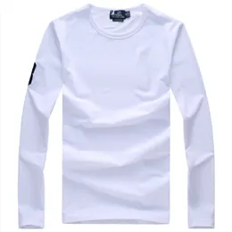 Wholesale package mail 2182 pieces of new polos shirts in autumn and winter Europe and America men's long sleeved casual cotton large fashion sweater sweaters s-2XL