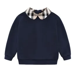 Lovely Baby Boys Girls Pullover Kids Sweaters Turn-Down Collar Children Sweatshirt Spring Autumn Children Cotton Zipper Sweater