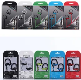 3.5mm Sport Earphones Headphones In Ear Sf-A29 Noise Cancelling Running Earphone with Mic Earhook Wired Stereo Earbuds for iPhone Samsung Smartphones