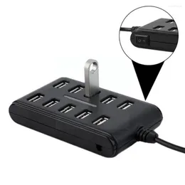 ポートパワーUSBハブ2.0 PCラップトップ用の高速スプリッター延長ダブルロウ10 usb2.0hub with switch g9p1