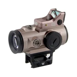 Tactical Spitfire 5x Magnifier Scope and M1 Red Dot Combo Hunting Rifle Reflex Sight AR-BDC4 Reticle Airsoft Optics Holographic Riflescope