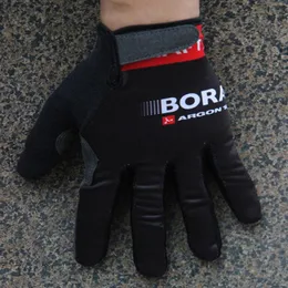 Winter Fleece Thermal 2016 Bora Argon 18 Pro Team Black Red Cycling Bike Gloves 자전거 젤 충격 방지 스포츠 전체 손가락 장갑 307r