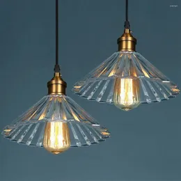 Lâmpadas pendentes Ascelina Luzes vintage Retro Lâmpada de vidro pendurada Rússia Luminária Modern Dining Bedroom E27 Lâmpada Lâmpada