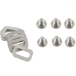 Bike Pedals Titanium Bolts Spacers For LOOK KEO Road Clipless Cleats