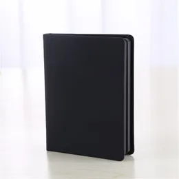 Anteckningar All Black Paper Blank Inner Sid Portable Small Pocket Notebook Sketchbook 220914