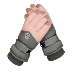 Pekskärmhandskar för kvinnor Män utomhus vindvattenbeständig körning Vinter varm handske
