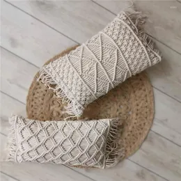 Pillow 2022 Macrame Handmade Cotton Shork Covers Sofa Cover Decorative Pillowcases Home Texl Hogar Novedad de