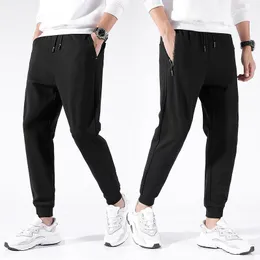 Men's Pants ICCLEK Men's Autumn And Winter Sports Casual Men Jeans Clothing Overalls Linen Mens Street Wear
