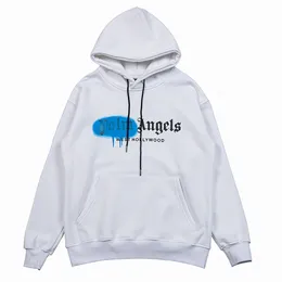 Palms Angels Hoodies 편지 남성과 여성을위한 유니스석 후드 스웨트 셔츠 패션 느슨한 남자 친구 선물 스포츠 재킷