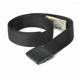 Belts Travel Security Belt Safe Anti-Theft Hidden Money Pouch Wallet Pocket Waist Ticket Protect Fanny Bag Packs