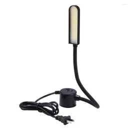 Bordslampor 6W 220V COB LED Sewing Machine Working Light Desk Lamp med magnetisk monteringsbas för svarvar Borrpressar Arbetsbänkar