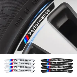 4x Araba çıkartma tekerlek Tekerlekler Jantlar Yarış Araba Sticker Performans BMW e46 e90 e60 e39 f10 f30 e36 f20 X1 X3 X5 vb