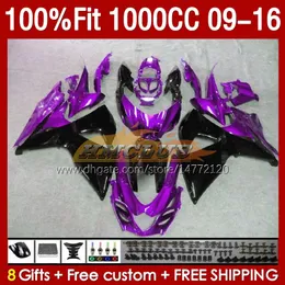 OEM Fairings For SUZUKI GSXR1000 K9 GSXR-1000 09 10 11 12 2013 2014 2015 2016 151No.163 GSXR 1000 CC 1000CC 2009 2010 2011 2012 13 14 15 16 Injection Fairing glossy purple