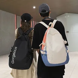 HBP Shoulder Bags Trendy and fashionable men's backpacks 2022 new women's single backpacks Large-capacity schoolbags for junior high school students