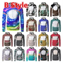 DIY Dresseshoodies 3D Cadılar Bayramı Noel Hoodie Korku Elemanları Boş Isı Transferi Sweatshirt A B C D E Stilleri