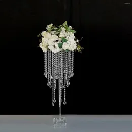 Party Decoration Wedding Restaurant El Table Centerpiece Floral Rack Acrylic Flower Ball Holder Birthday Crystal Plinth Stand