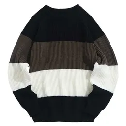 Męskie swetry sweter raglan rękawy kolor kolor y swobodne jesienne jesień zimowe streetwear ciepłe pullover Masculino 220914