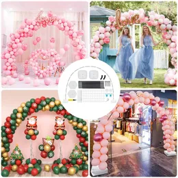 Party Decoration 9FT Tall & 10Ft Wide Adjustable Balloon Arch Kit Stand With Water Fillable Base For Wedding Birthday Supplies