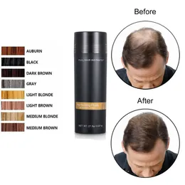 27.5g Hair Building Fibers Powder Spray Hair Loss Concealer Thicken Powder Hair Care Product Growth Keratin Applicator