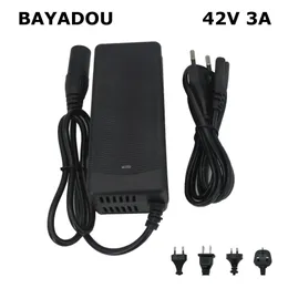 10S 36V 3A Li-ion Electric Scooter Bicycle Charger 42V 36 V Ebike Wheelchair Lithium 18650 Battery Charger XLRM DC Connector with Fan
