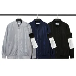 Męskie markowe kurtki wyszywane LOGO na plecach kamienne kurtki funkcjonalne męska i damska kurtka wyspiarska strój baseballowy rozmiar M-2XL