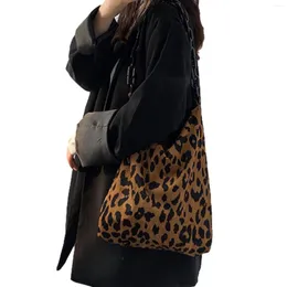 Evening Bags Women Luxury Designer Handbag Single-Shoulder Bag Multipurpose Solid Color/ Leopard Print Fashion