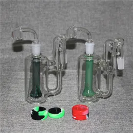 Hookahs 14mm Ash Catcher Glass Single Ashcatcher with inline perc 18 mm joints right angle glass bongs