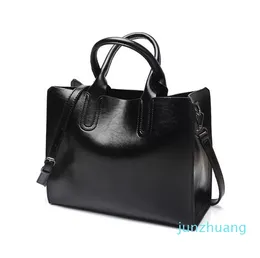 HBP Women Totes Bag Leather Leather Pounds Pocket Lady Messenger Bags Big Tote Sac Bols Black 2022