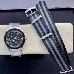 Zegarki męskie Wersja VSF V2 Zegarek męski automatyczny Cal.8400 Ceramic Spectre 300M James Bond 007 Master Dive Steel Nato Fabric Nylon Swim Wodoodporne zegarki na rękę