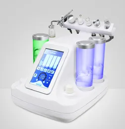 Sk￶nhetsutrustning 6 i 1 Hydra Dermabrasion Aqua Clean Skin Care Bio Light RF Vakuum Face Cleaning Hydro Water Oxygen Jet Peel Machine