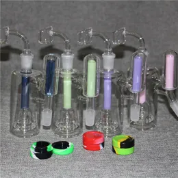 narghilè Mini Bong grande bruciatore a nafta pipa ad acqua dab rig bong Vortex a nido d'ape percolatore gorgogliatore raccoglitore di cenere di vetro