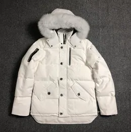 24 Ss Men Q Fur Down Jacket Designer Padded Coat Hooded Winter Parkas Zipper Pockets Outershell Mencoat
