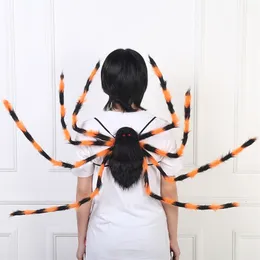 파티 장식 125m 할로윈 거미 창조적 인 주머니 가장 무도장 소품 사탕 컬러 스트랩 큰 220915