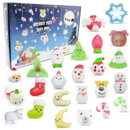 Toy Supplies Squeeze Christmas Kids Gift Funny Advent Calendar 2022 The One With 24 Little Dolls BubblePopping Anti Stress Toys Squishy 0914