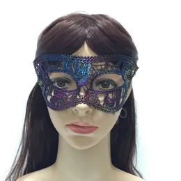 Lady Lace Half Sexy Gesichtsmaske Schmetterling Fledermaus Fancy Hollow Out Maske Mode Bunte Halloween Maskerade Party Schnürsenkel Masken BH7591 TYJ